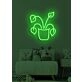 Plant Neon Green Growth in Luminous Life