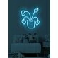 Plant Neon Green Growth in Luminous Life