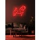 Pug Neon Quirkiness and Charm in a Bright Display