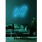 Pug Neon Quirkiness and Charm in a Bright Display