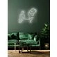 Pug Neon Quirkiness and Charm in a Bright Display