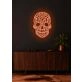 Skull Neon Reminder of Life's Edge and Vibrancy