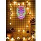 Skull Neon Reminder of Life's Edge and Vibrancy