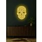 Skull Neon Reminder of Life's Edge and Vibrancy