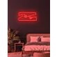 The creation of Adam Iconic Neon Artistic Expression