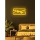 The creation of Adam Iconic Neon Artistic Expression