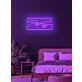 The creation of Adam Iconic Neon Artistic Expression