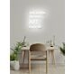 The earth without... Neon Reminder of Environmental Care