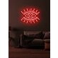 The eye All-Seeing Neon for Insightful Spaces