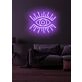 The eye All-Seeing Neon for Insightful Spaces