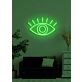 The eye Neon Window to the Soul in Light Form