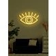 The eye Neon Window to the Soul in Light Form