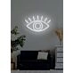 The eye Neon Window to the Soul in Light Form