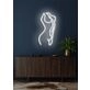 The lady Neon Grace and Beauty in Elegant Light