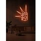 Crown Neon Regal Elegance in Luminous Form