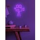 Video camera Neon Spotlight on Cinematic Passion