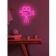 Video camera Neon Spotlight on Cinematic Passion