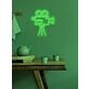 Video camera Neon Spotlight on Cinematic Passion