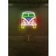 Bus Vintage Neon for Nostalgic Road Trips