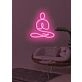 Yoga Calming Neon for Mindful and Spiritual Practice