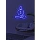Yoga Calming Neon for Mindful and Spiritual Practice
