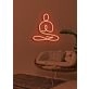 Yoga Calming Neon for Mindful and Spiritual Practice