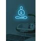 Yoga Calming Neon for Mindful and Spiritual Practice