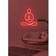 Yoga Calming Neon for Mindful and Spiritual Practice