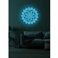 Yoga flower Serene Neon Bloom for Peaceful Spaces