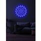 Yoga flower Serene Neon Bloom for Peaceful Spaces
