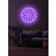 Yoga flower Serene Neon Bloom for Peaceful Spaces