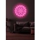 Yoga flower Serene Neon Bloom for Peaceful Spaces