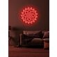 Yoga flower Serene Neon Bloom for Peaceful Spaces