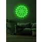 Yoga flower Serene Neon Bloom for Peaceful Spaces
