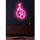 Boxing Gloves Neon Fighting Spirit Illuminated