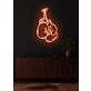 Boxing Gloves Neon Fighting Spirit Illuminated