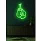 Boxing Gloves Neon Fighting Spirit Illuminated