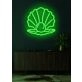 The Pearl Neon Skilt Elegant Glow Symbolizing Rarity and Beauty