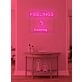Feelings Delete Playful Neon for Letting Go of Negativity