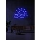 Sunset Neon Calm and Peaceful End to the Day, Perfect for Relaxing Environments