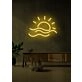 Sunset Neon Calm and Peaceful End to the Day, Perfect for Relaxing Environments