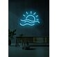 Sunset Neon Calm and Peaceful End to the Day, Perfect for Relaxing Environments