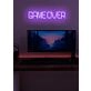 Game Over Neon The Classic End-Game Phrase in Bright Lights