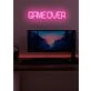 Game Over Neon The Classic End-Game Phrase in Bright Lights