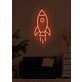 Rocket Neon Soaring High with Ambition and Dreams