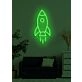 Rocket Neon Soaring High with Ambition and Dreams