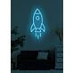 Rocket Neon Soaring High with Ambition and Dreams