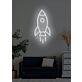 Rocket Neon Soaring High with Ambition and Dreams