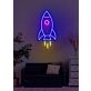 Rocket Neon Soaring High with Ambition and Dreams