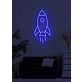 Rocket Neon Soaring High with Ambition and Dreams